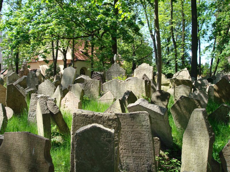 Joodse kerkhof in Praag (1200 graven)